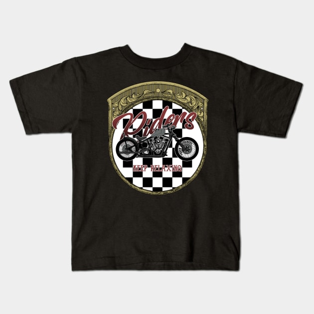 Riders artwork Kids T-Shirt by Darts design studio